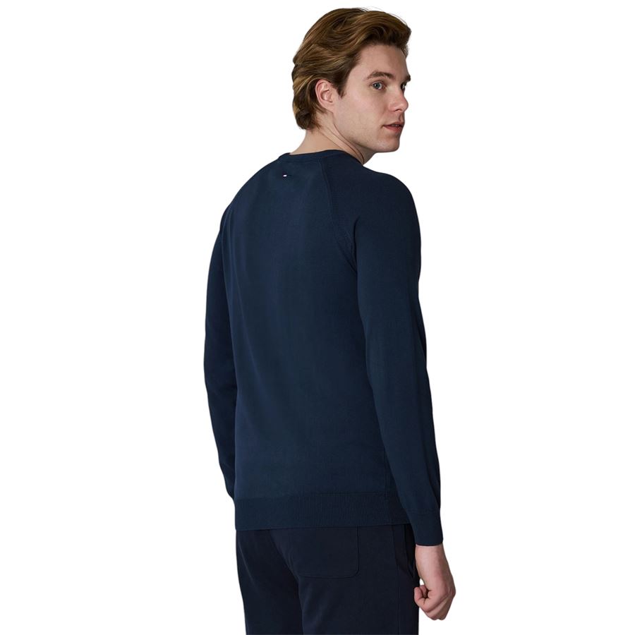 Max felpa girocollo in cotone con logo da uomo U.S. Polo Assn | US41187001179